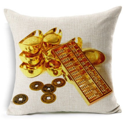 Gold Coin Egg USD Dollar Code Lying Pillow