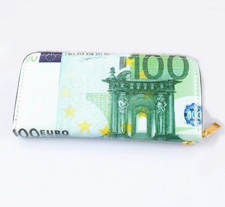 100/200/500 EURO Bill Money Wallet