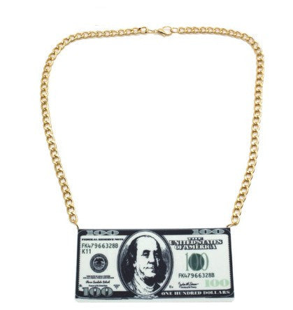 Comiya Hip Hop Gothic18K Gold Long US Dollar